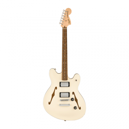 SQUIER by FENDER AFFINITY SERIES STARCASTER DELUXE OLYMPIC WHITE
